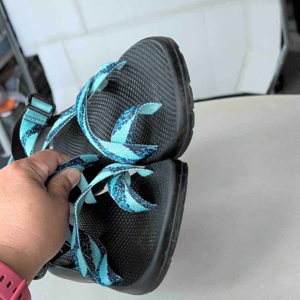 Chaco Teal & Black Outdoor Sandals Women's SZ 10 Hiking Camping Walking Active - Picture 12 of 12